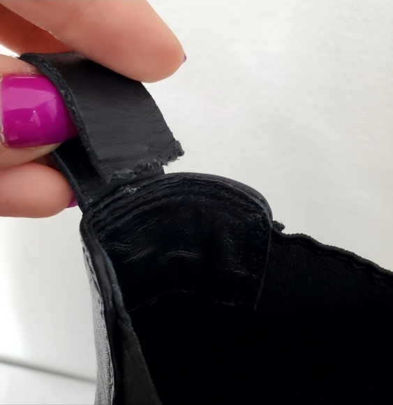 Zara Geometric Heel Pointed Ankle Boot Black - Picture 8 of 15